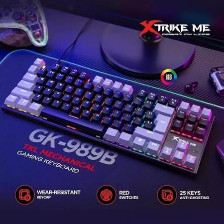 XTRIKE ME GK989B Gaming Mechanical Keyboard