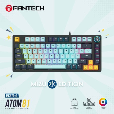 FANTECH ATOM81 MK875V2 מקלדת
