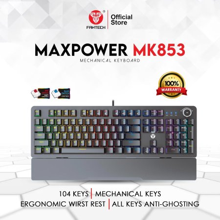 MK853 MAXPOWER MECHANICAL KEYBOARD FANTECH מקלדת