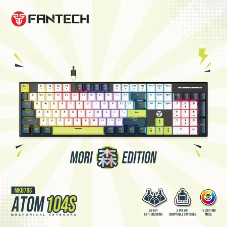 מקלדת FANTECH ATOM104S MK878S