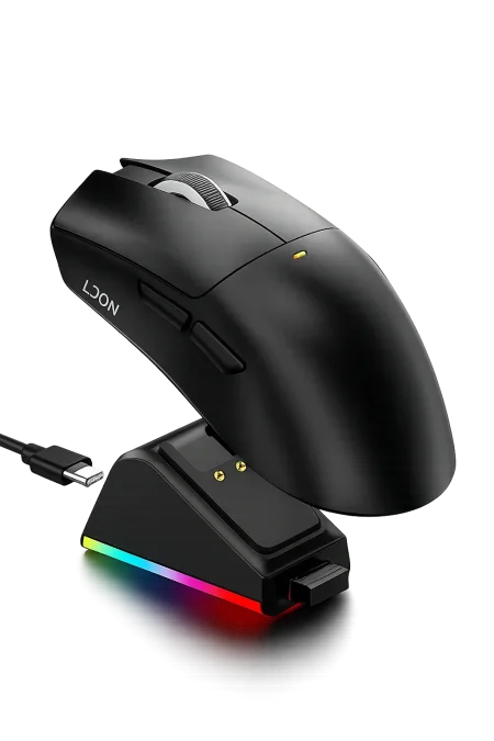 LDON V3 PRO Wireless Gaming Mouse עכבר אלחוטי שחור