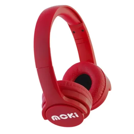 MOKI BRITES BLUETOOTH HEADPHONES RED-HARDWARE