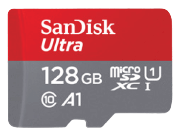 כרטיס זכרון 128GB Ultra microSDXC 140MB/s